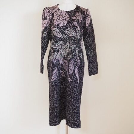 斉藤都世子のワンピースを買取しました！黒×ピンクの煌びやかさが決めて