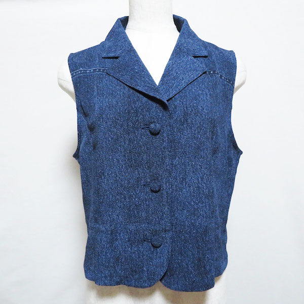 デニム風がスタイリッシュ 詩仙堂のベストを買取しました