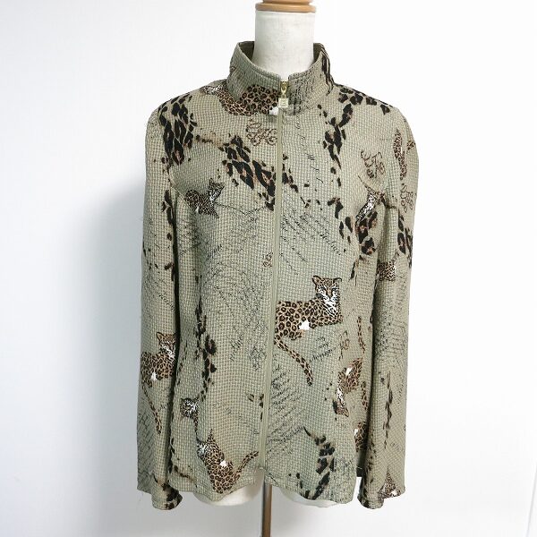 ヒョウが可愛いく散らばる 伊太利屋のジャケットを買取しました