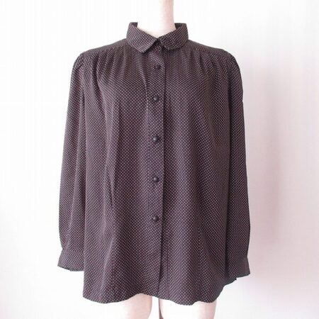 レリアンのブラウスを買取しました！黒×ドットで可愛くシンプルに