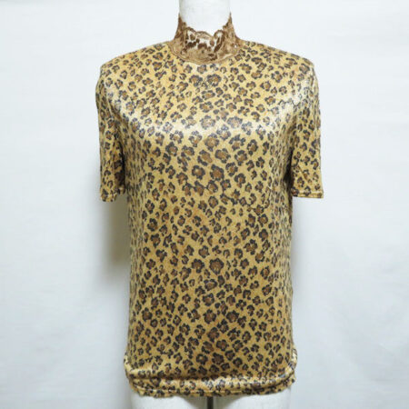 垢抜けたヒョウ柄が綺麗な伊太利屋のカットソーを買取しました