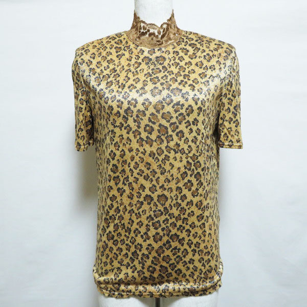 垢抜けたヒョウ柄が綺麗な伊太利屋のカットソーを買取しました