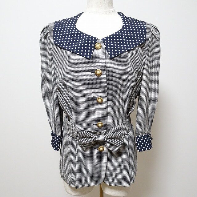 【ユキトリイ】ドットのえりが可愛い！ジャケットを買取しました