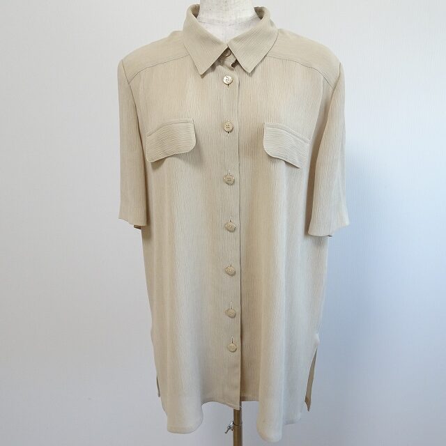 しわ加工で垢抜ける レリアンのシャツを買取しました