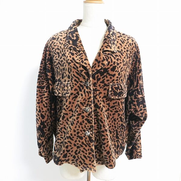 ダイナミックなヒョウ柄に釘付け 伊太利屋のジャケットを買取しました