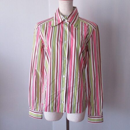 ドルチェ＆ガッバーナのシャツを買取しました！白×ピンク×黄緑のストライプが綺麗