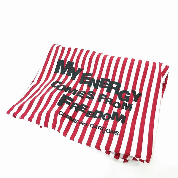 ポップさも出せる コムデギャルソンのストールを買取しました