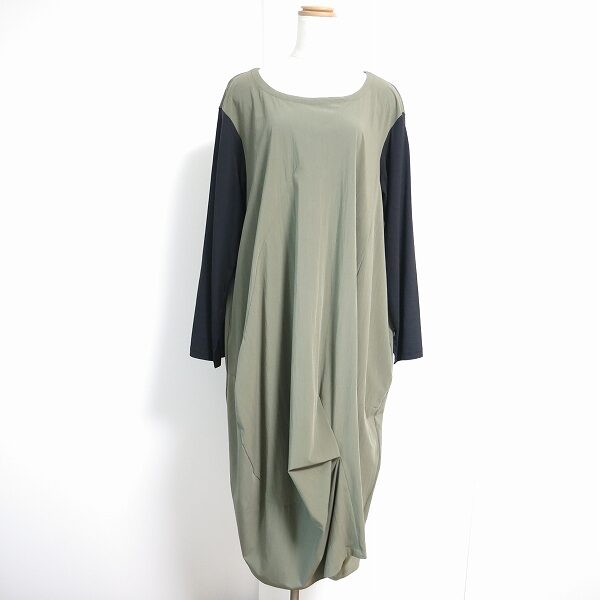 モユルセンソユニコのワンピースを買取しました！黒とカーキの切り替えがGOOD