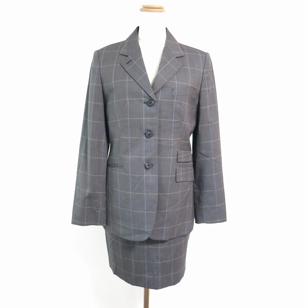 優しいチェックでおしゃれに ポールスミスのスカートスーツを買取しました