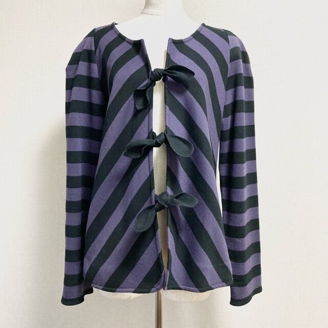 ソニアリキエルのジャケットを買取しました！ボーダー×ノーカラーがレア