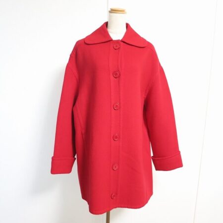 赤がおしゃれで美しい！ジャンフランコフェレのコートを買取しました