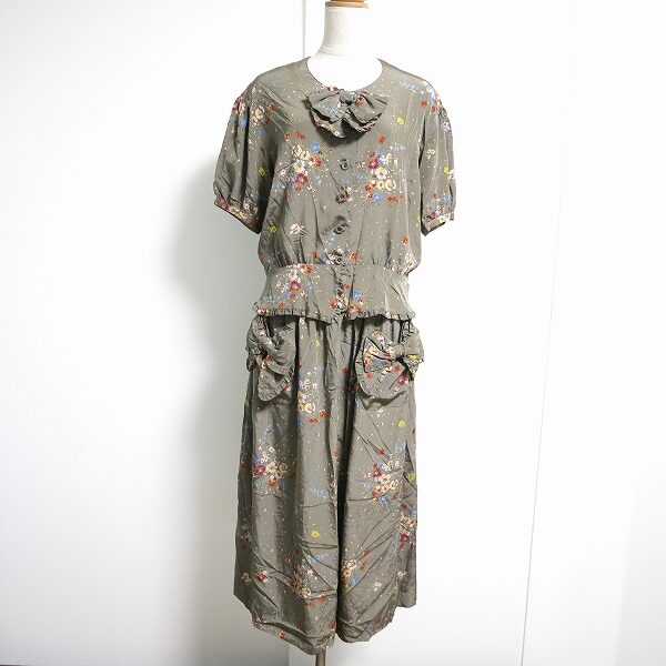 細かなお花が可愛いピンクハウスのセットアップを買取しました