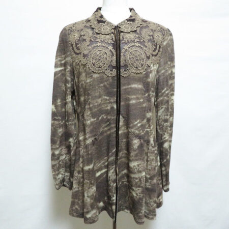 インポートロッサのカーディガンを買取しました｜シックな色味とレースが絶妙