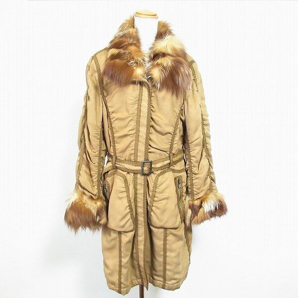 伊太利屋のコートを買取しました！ファーのボリュームもいい