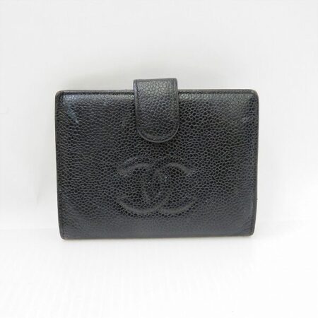 シャネルの二つ折り財布を出張買取しました！