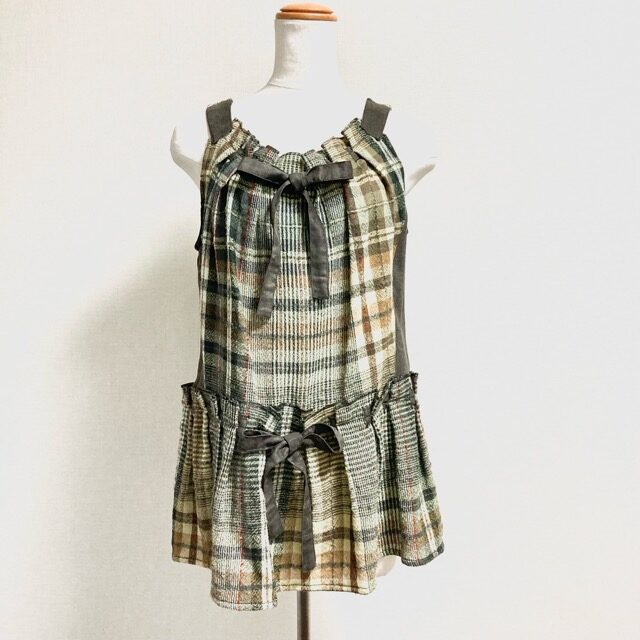 ティービーセンソユニコのカットソーを買取しました！渋いチェックでシンプル可愛い