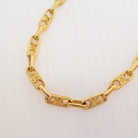 セリーヌのネックレスを買取しました！ゴールドのきらめきに圧倒される