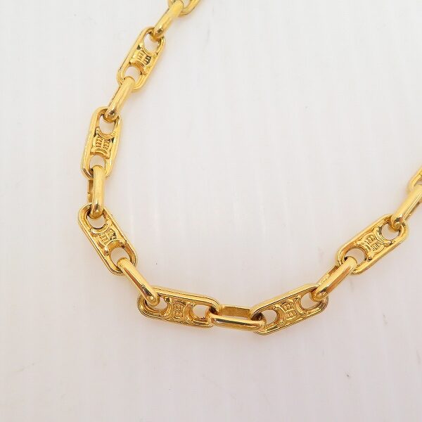 セリーヌのネックレスを買取しました!ゴールドのきらめきに圧倒される