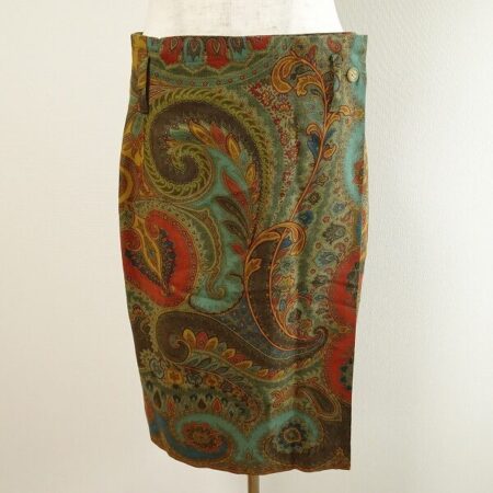 美しさ際立つ エトロ ペイズリー スカートを買取しました
