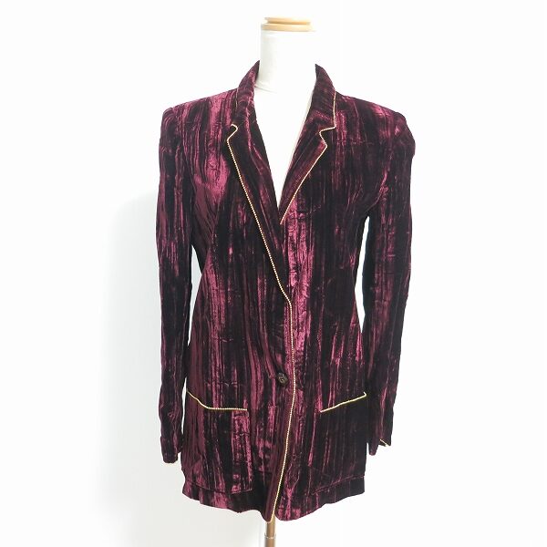 伊太利屋のジャケットを買取しました！ボルドーの煌びやかさに惹かれる