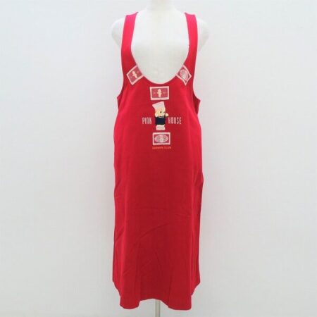 ピンクハウスの赤のジャンパースカートを買取しました！