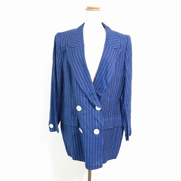 青ストライプがかっこいい！レリアンのジャケットを買取しました