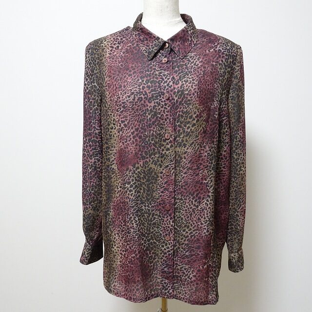 綺麗な色合いの豹柄が新鮮！レリアンのシャツを買取しました