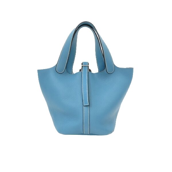 エルメスのハンドバッグを買取しました！エルメスらしい水色が綺麗