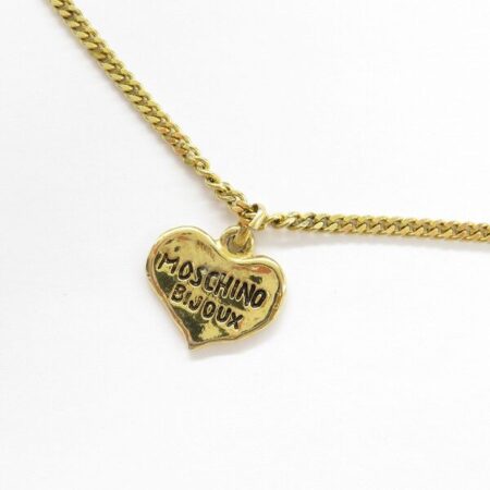 モスキーノのネックレスを買取しました！ゴールド×黒文字が美しい
