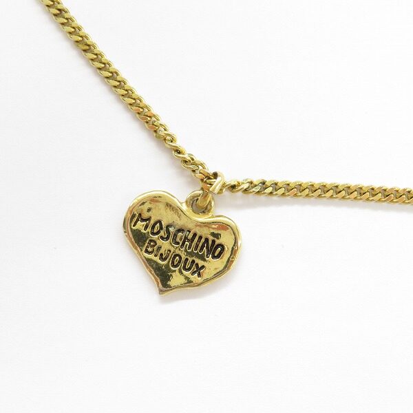モスキーノのネックレスを買取しました！ゴールド×黒文字が美しい