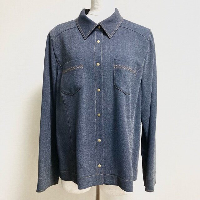 レリアンのジャケットを買取しました!デニム調×ステッチ