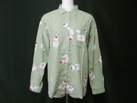 ピンクハウスのシャツを買取しました！クマ×雪柄でしっとり