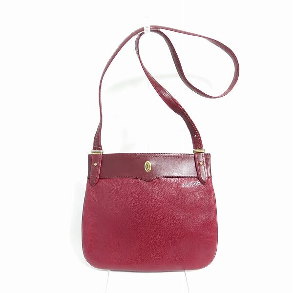 カルティエのショルダーバッグを出張買取ご利用のお客様より買取しました