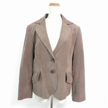 スエード調で気持ちも楽になる レリアンのジャケットを買取しました