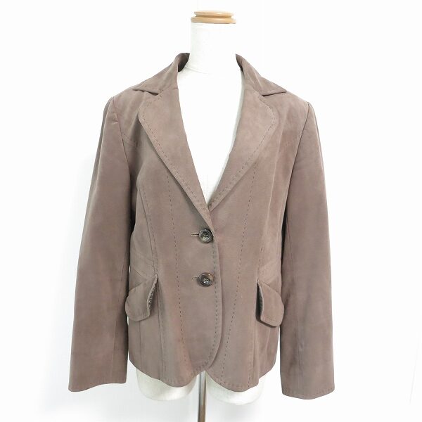 スエード調で気持ちも楽になる レリアンのジャケットを買取しました