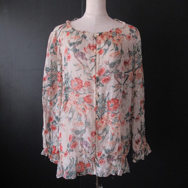 シースルーの綺麗さが輝く ヒロコビスのブラウスを買取しました