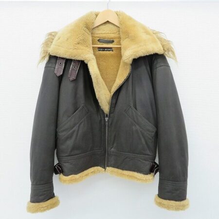 イッセイミヤケのフェイクムートンブルゾンを買取しました