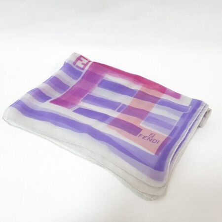 フェンディのスカーフを買取しました！ピンク×紫×シルクの上品さ溢れる