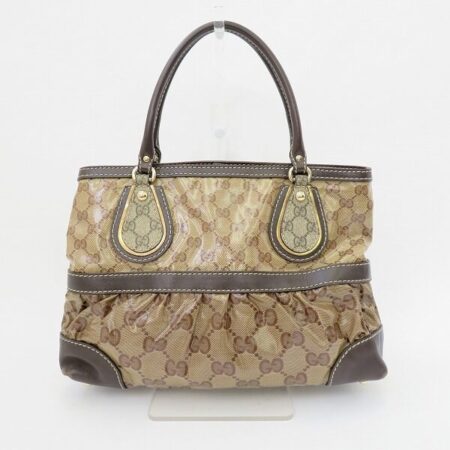 ハンドルの長さもちょうどいいグッチのトートバッグを買取しました