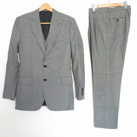 ドルチェ＆ガッバーナのグレンチェック シングルスーツを買取しました