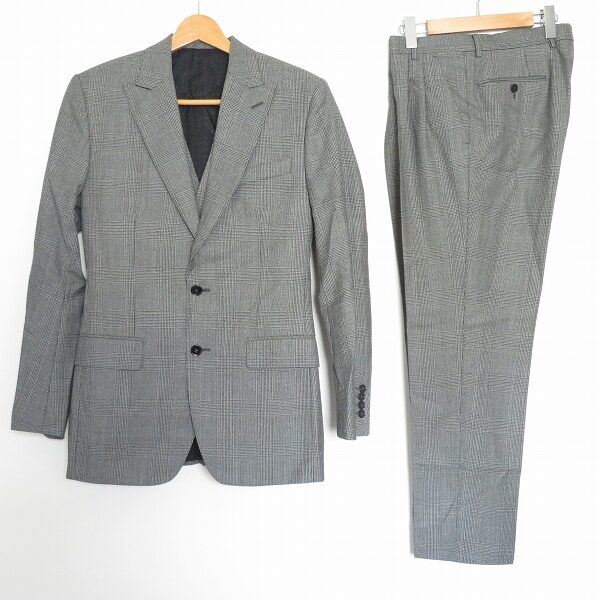 ドルチェ＆ガッバーナのグレンチェック シングルスーツを買取しました