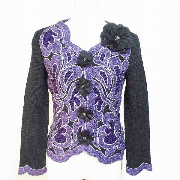 コサージュも綺麗なノコオーノのジャケットを買取しました