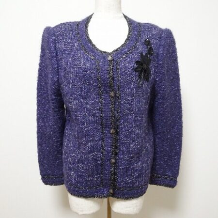 ラピーヌのジャケットを買取しました！紫とラメの相性よしです