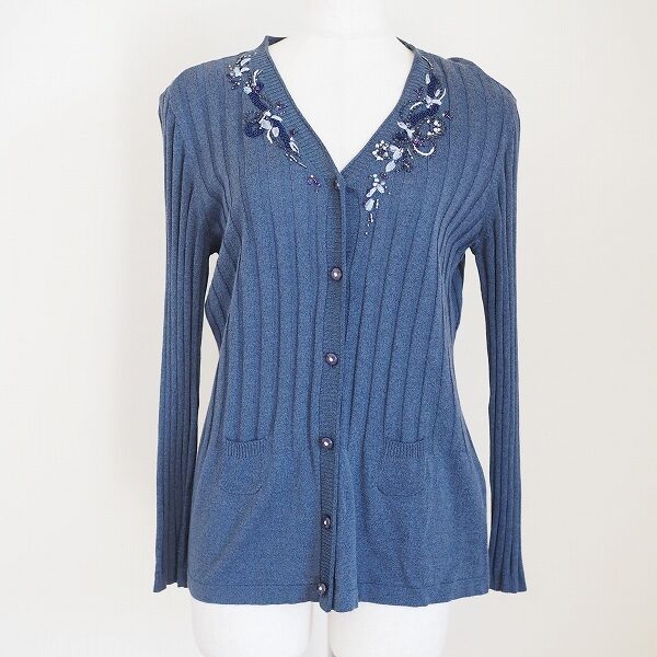 ラインも綺麗なアトリエサガンのカーディガンをお買取！