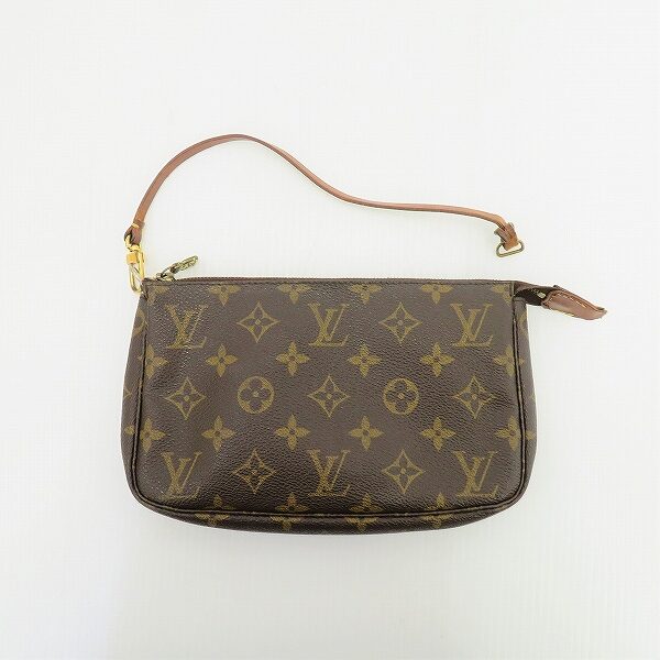 【ルイヴィトン】人気が高いモノグラムのポーチポシェットを買取しました