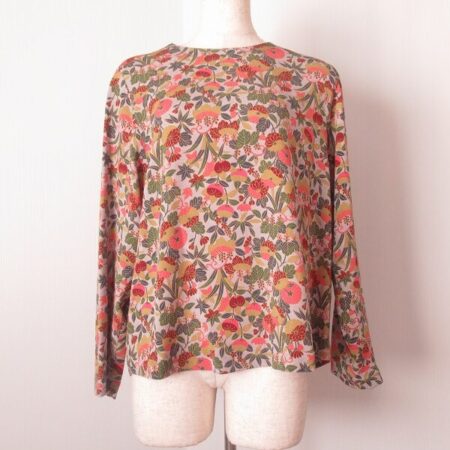 色っぽい花柄が素敵な詩仙堂のカットソーを買取しました！