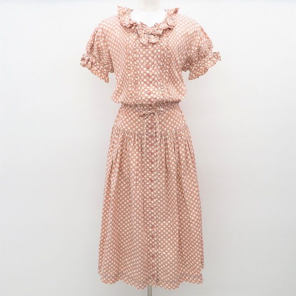 ピンクハウスのワンピースを買取しました！ドットとピンクのハーモニー