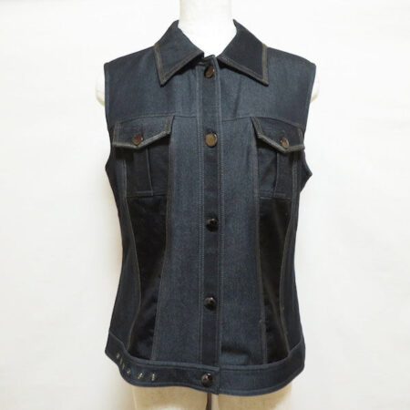 レリアンのデニム風ジレを出張買取ご利用のお客様より買取しました