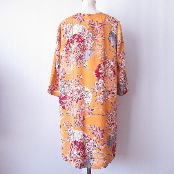 詩仙堂のチュニックを買取しました！山吹色×大きな花がアクセントに