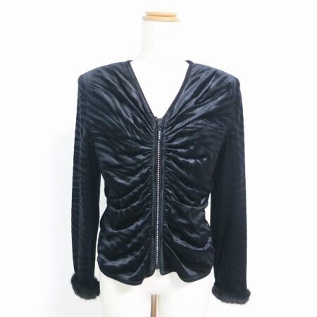 伊太利屋のジャケットを買取しました｜ゼブラ柄×ノーカラーがかっこいい